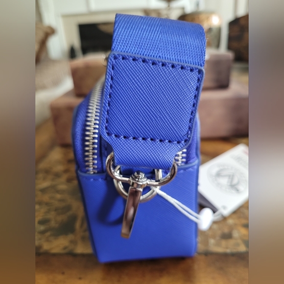 Valentino ORLANDI Vibrant Blue Studded Crossbody Bag - Picture 4 of 9